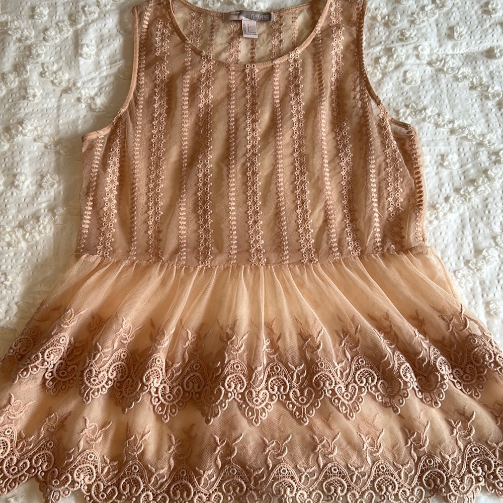 Sheer Nude Shirt